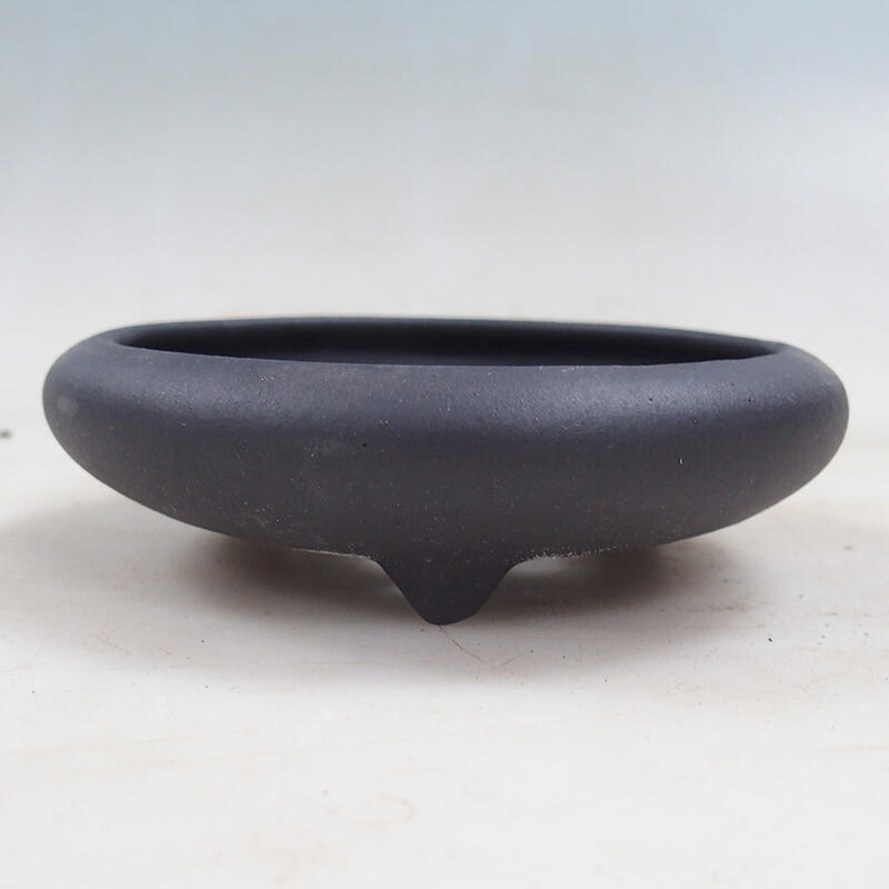 Bonsai bowl 11 x 11 x 3.5 cm, color black