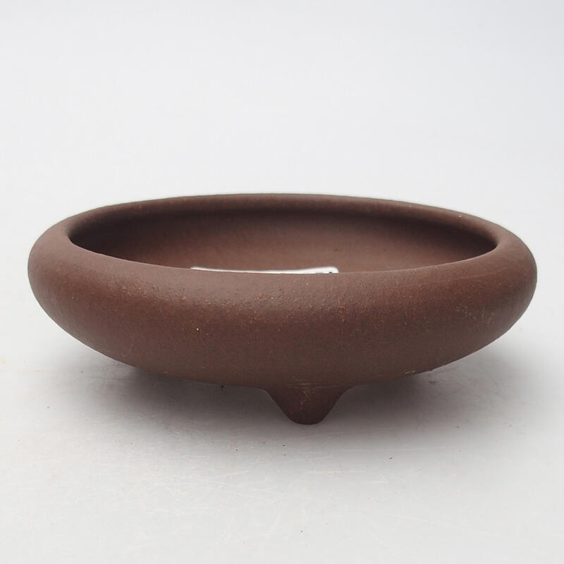 Bonsai bowl 11 x 11 x 3.5 cm, color brown