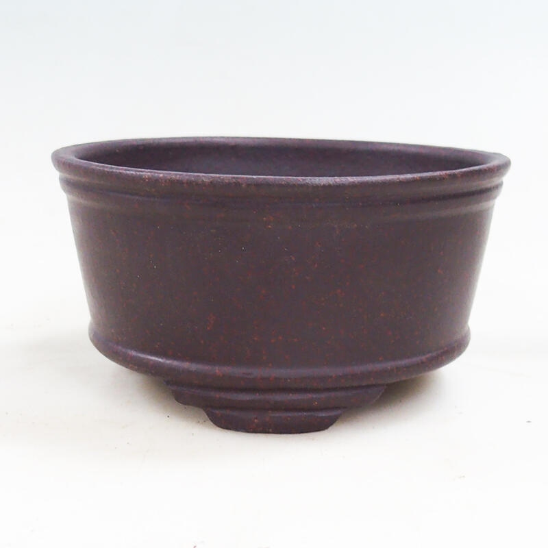 Bonsai bowl 12 x 12 x 6 cm, color brown