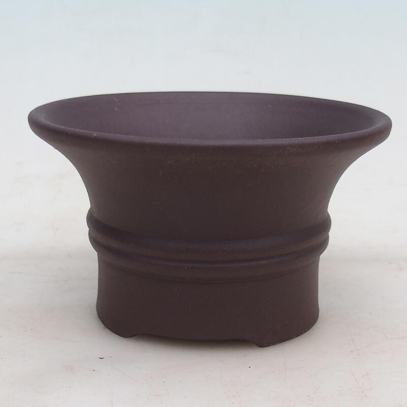 Bonsai bowl 13 x 13 x 8 cm, color brown