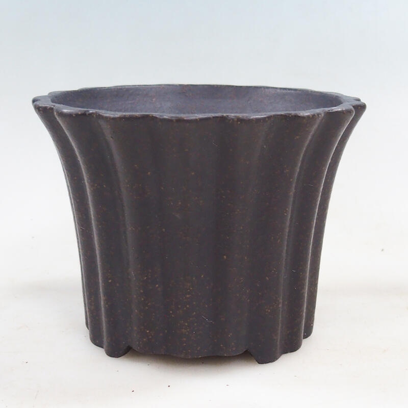 Bonsai bowl 13 x 13 x 9.5 cm, color brown