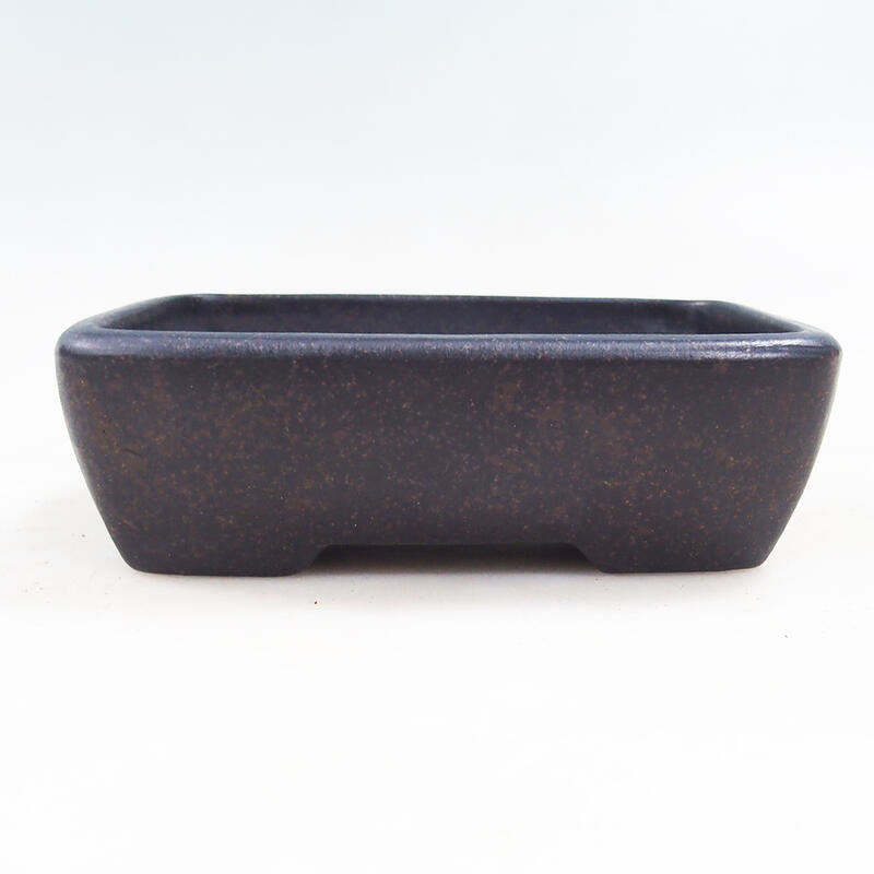 Bonsai bowl 14.5 x 10.5 x 4.5 cm, color brown