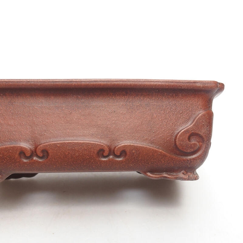 Bonsai bowl 14.5 x 10 x 5 cm, color brown