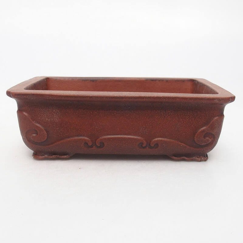 Bonsai bowl 14.5 x 10 x 5 cm, color brown