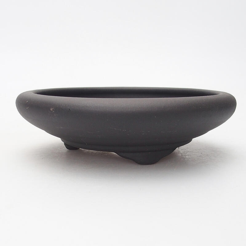 Bonsai bowl 15.5 x 15.5 x 4.5 cm, color black