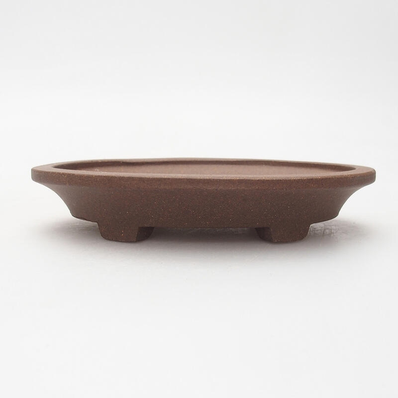 Bonsai bowl 15 x 10.5 x 2.5 cm, color brown