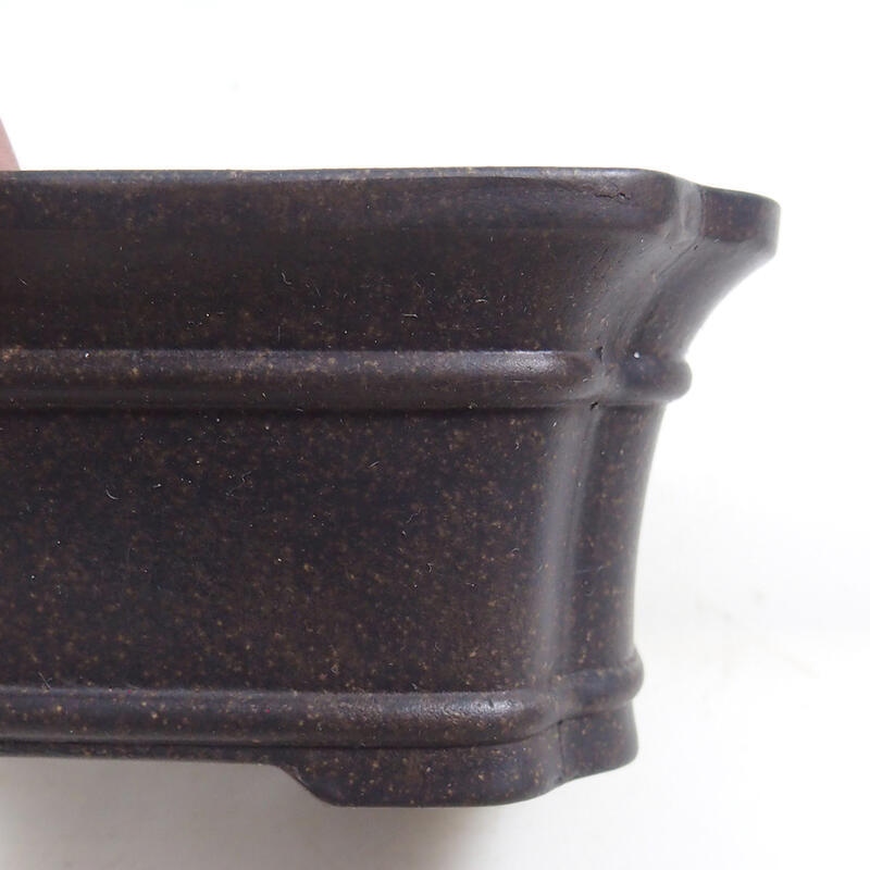 Bonsai bowl 15 x 10 x 6 cm, color brown