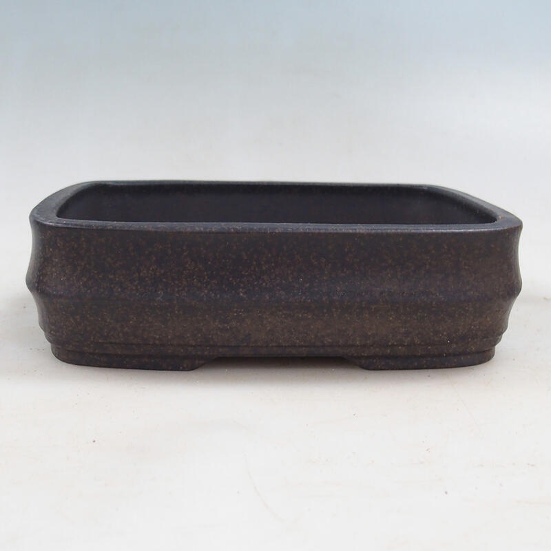 Bonsai bowl 15 x 11 x 4.5 cm, color brown