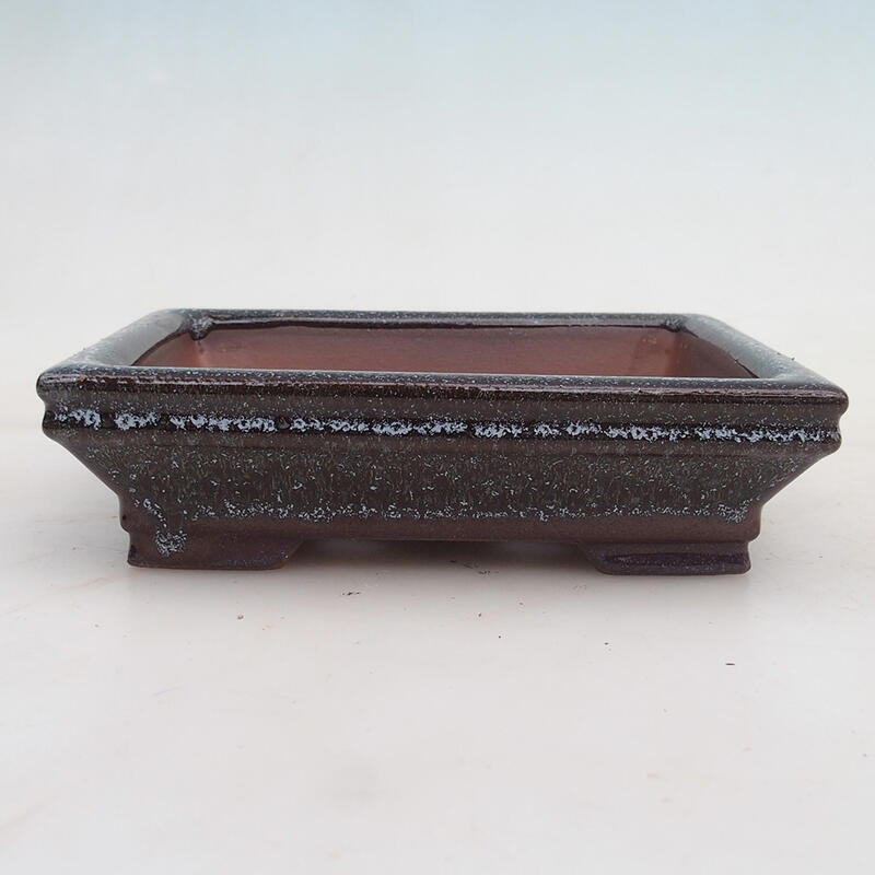 Bonsai bowl 15 x 12 x 4 cm, color brown