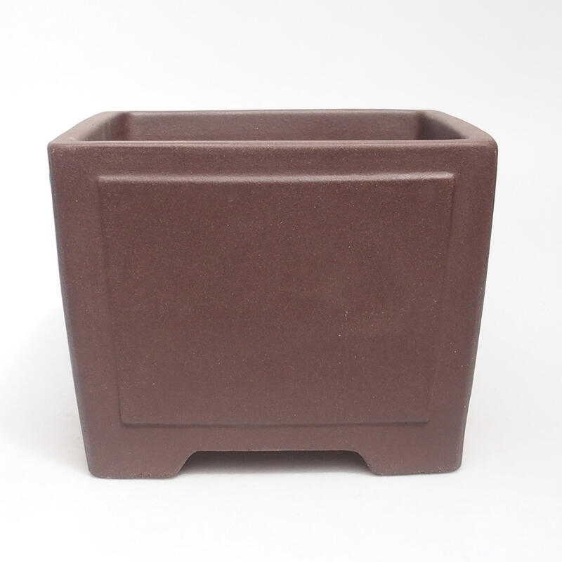 Bonsai bowl 15 x 15 x 11.5 cm, color brown