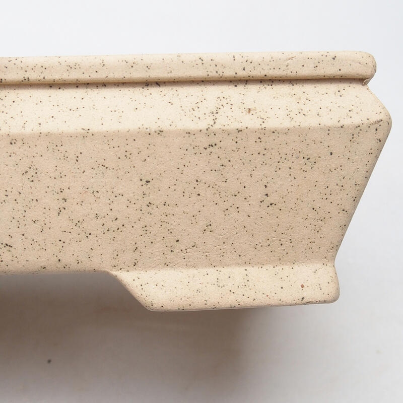 Bonsai bowl 16.5 x 11.5 x 5 cm, color beige