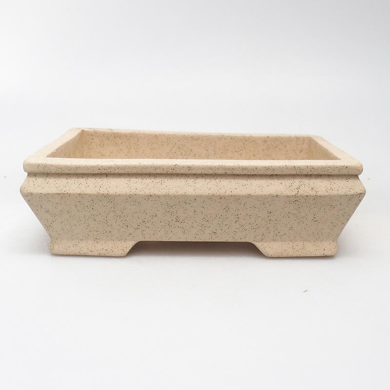 Bonsai bowl 16.5 x 11.5 x 5 cm, color beige