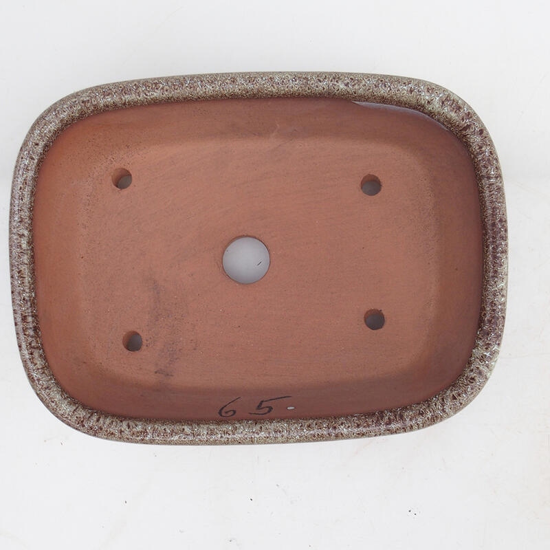 Bonsai bowl 16.5 x 12 x 5 cm, color brown