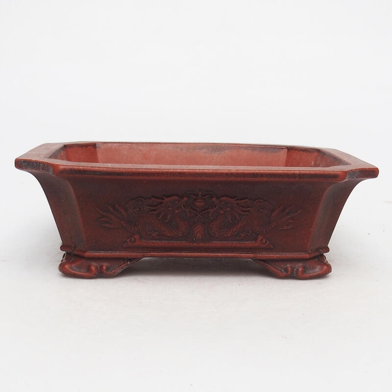 Bonsai bowl 16 x 12 x 5 cm, color brown