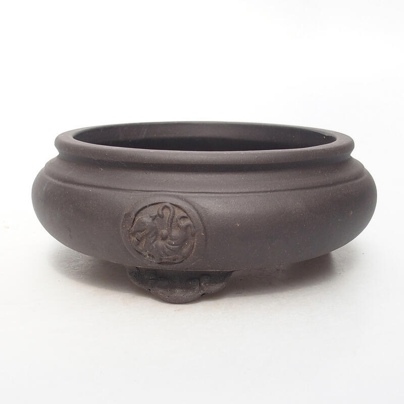 Bonsai bowl 16 x 16 x 6 cm, color black