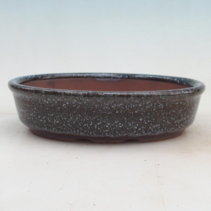 Bonsai bowl 18.5 x 15 x 4.5 cm, wine color