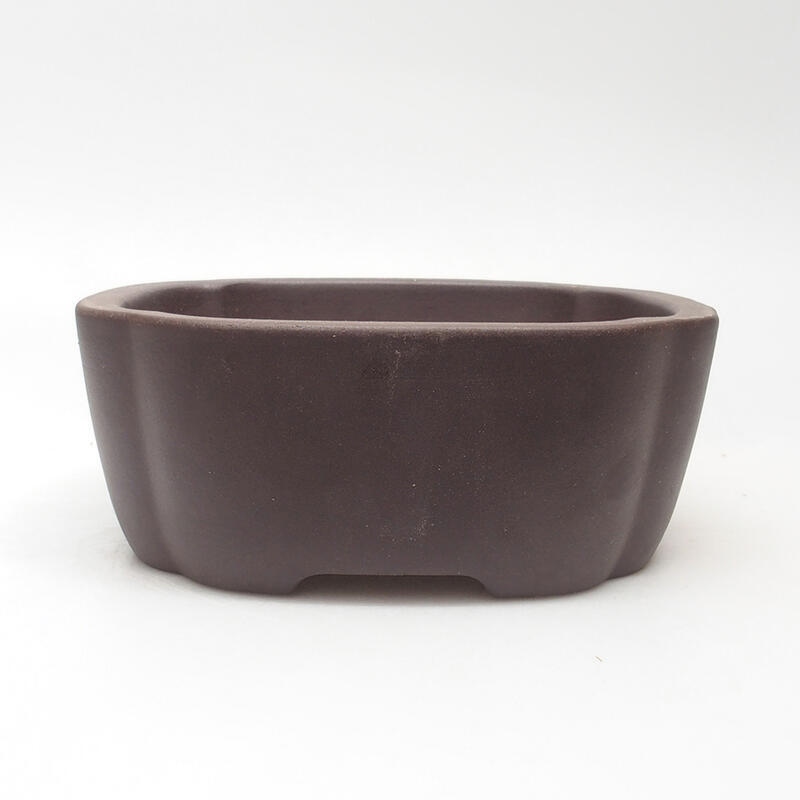 Bonsai bowl 18.5 x 18.5 x 7 cm, color brown