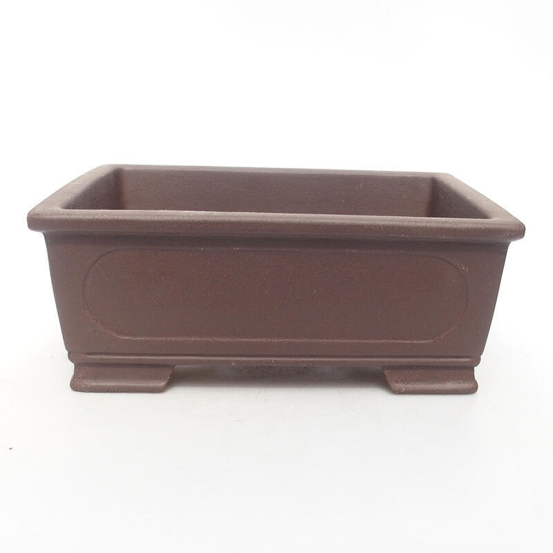 Bonsai bowl 18 x 14 x 7 cm, color brown