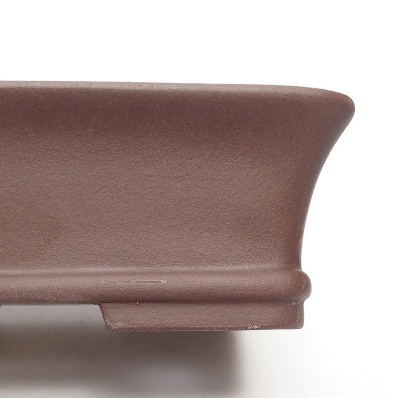 Bonsai bowl 19 x 14.5 x 6 cm, color brown