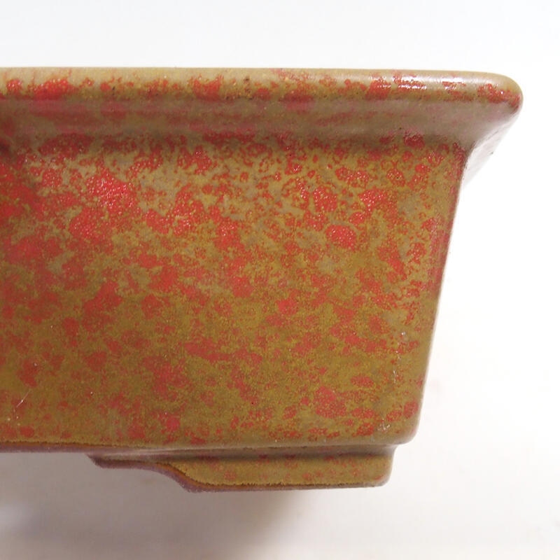 Bonsai bowl 21 x 17 x 6.5 cm, color ocher