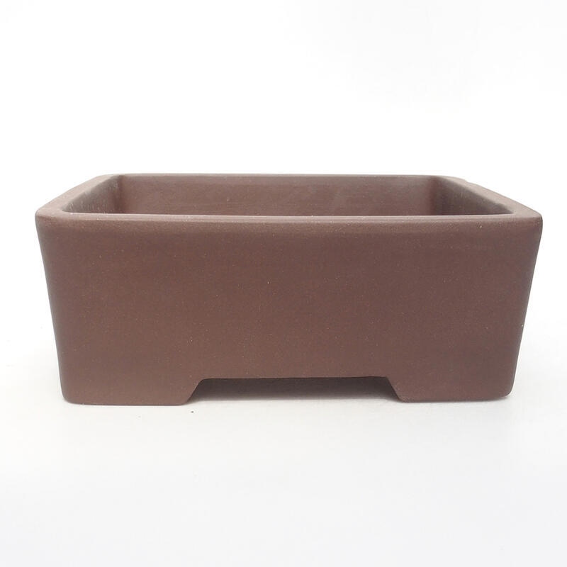 Bonsai bowl 21 x 21 x 7.5 cm, color brown