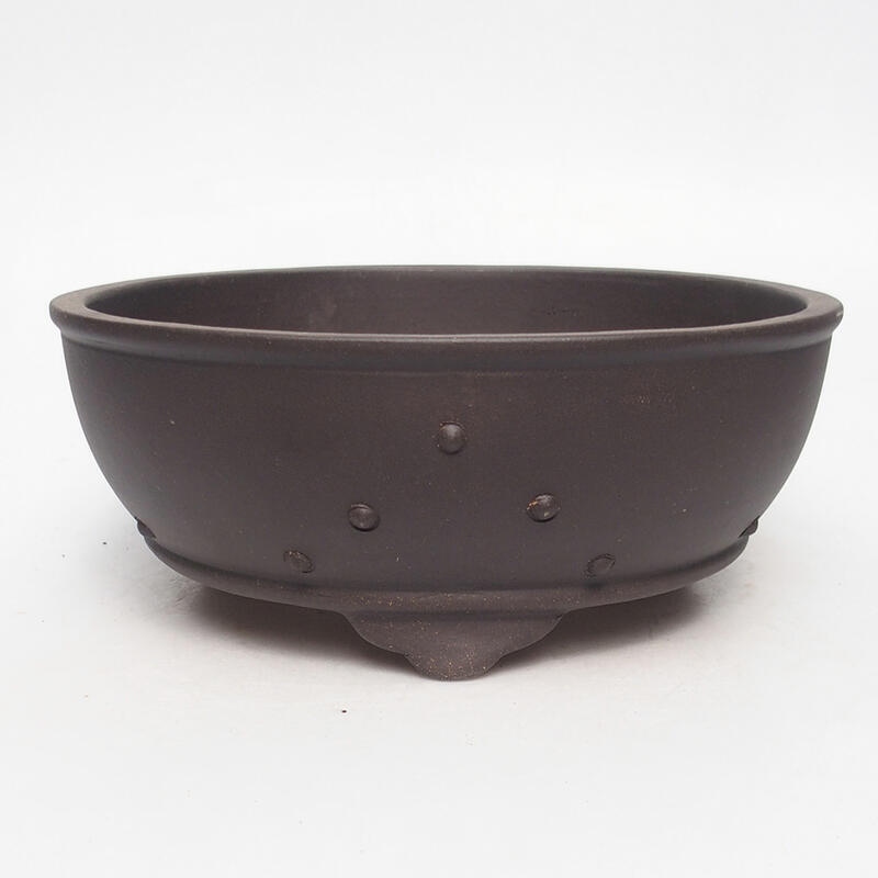 Bonsai bowl 21 x 21 x 8 cm, color black