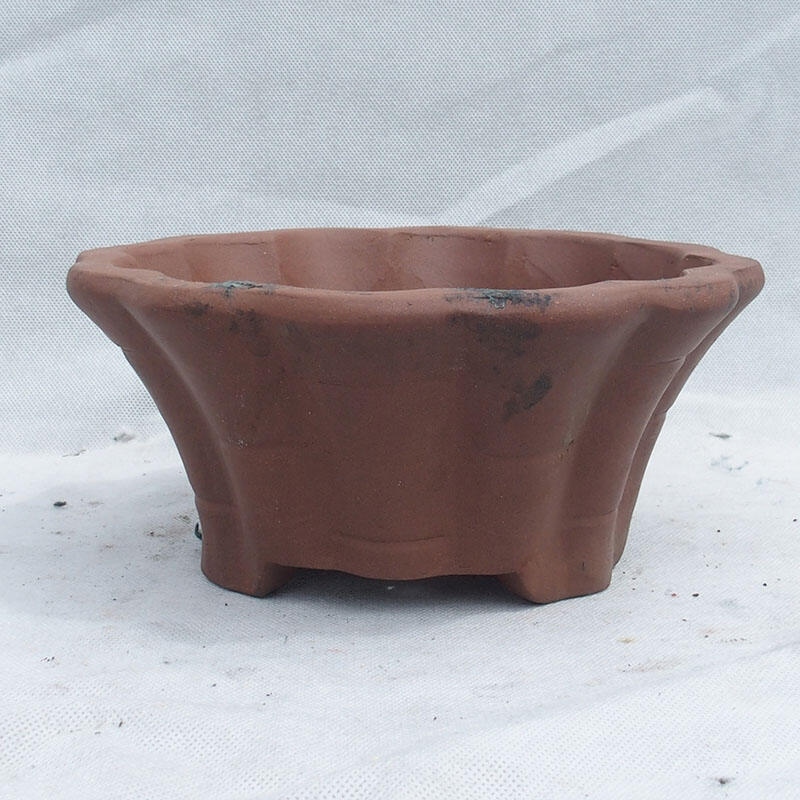 Bonsai bowl 22 x 22 x 10 cm, gray color