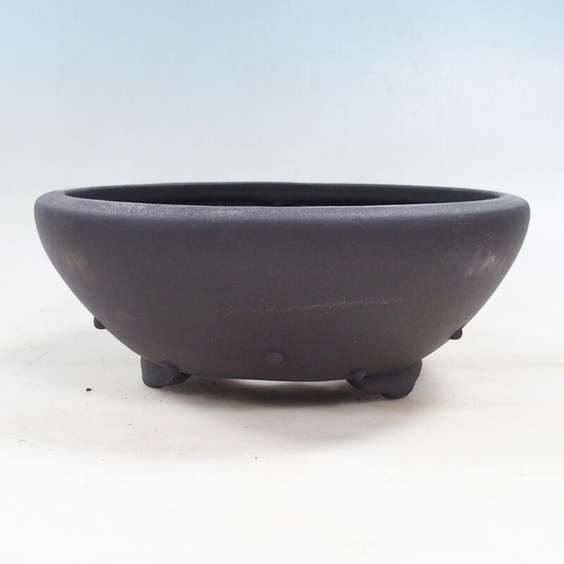 Bonsai bowl 22 x 22 x 8.5 cm, color black