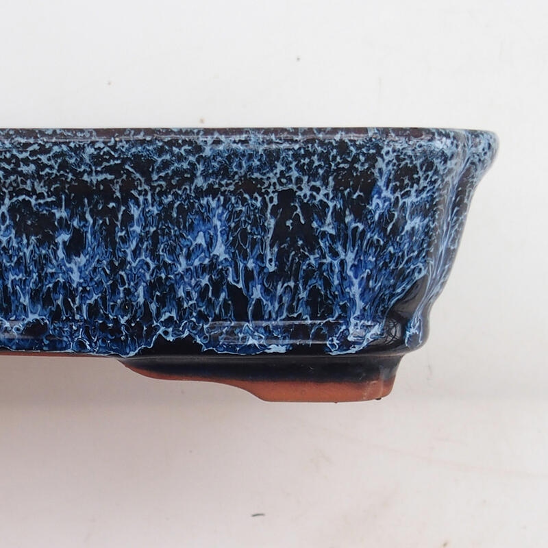 Bonsai bowl 24 x 17 x 5 cm, color blue