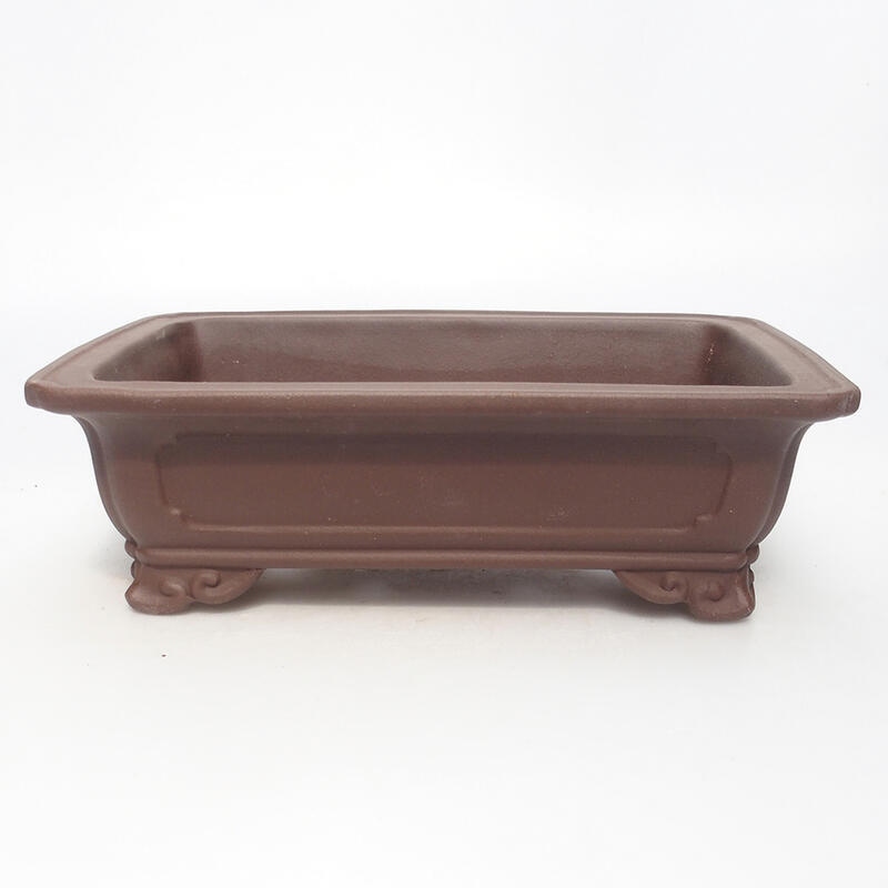 Bonsai bowl 24 x 17 x 7.5 cm, color brown