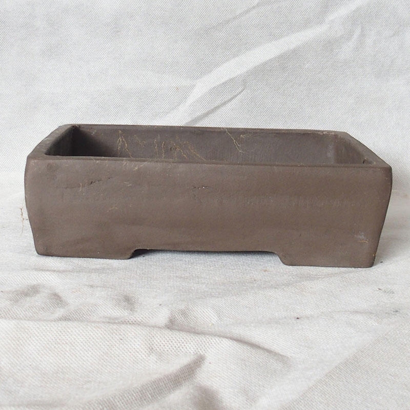 Bonsai bowl 25.5 x 18 x 7.5 cm, gray color