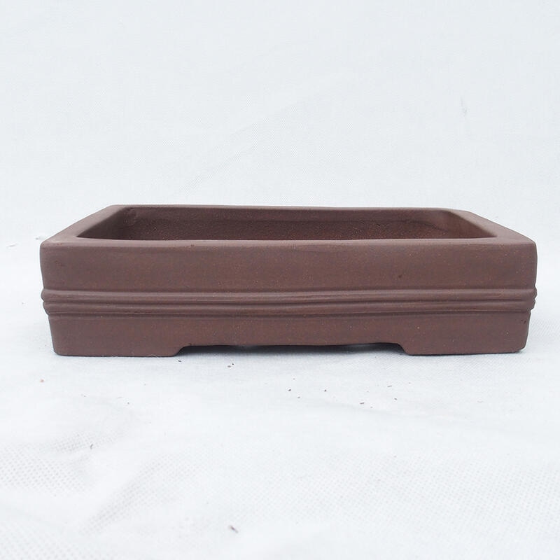 Bonsai bowl 25 x 18 x 6 cm, color brown