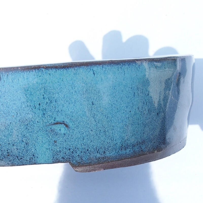 Bonsai bowl 25 x 18 x 7.5 cm color blue