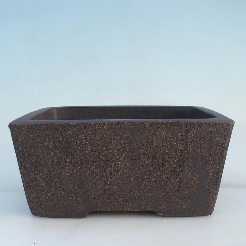 Bonsai bowl 26 x 19 x 12.5 cm, color brown