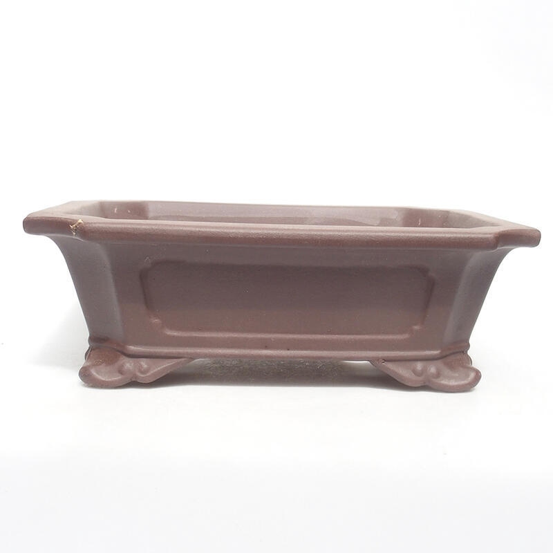 Bonsai bowl 26 x 20 x 9 cm, color brown