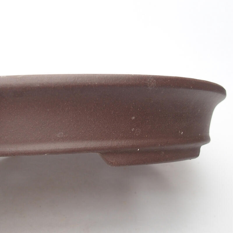 Bonsai bowl 26 x 21 x 4.5 cm, color brown