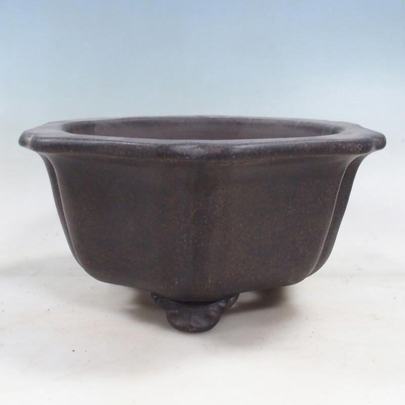 Bonsai bowl 27 x 27 x 13 cm, color brown