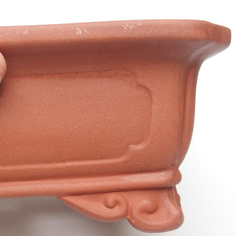 Bonsai bowl 28 x 18 x 7.5 cm, brick color