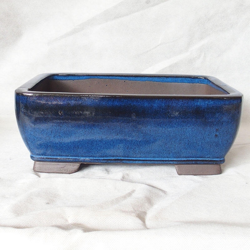 Bonsai bowl 28 x 21 x 10 cm, color blue