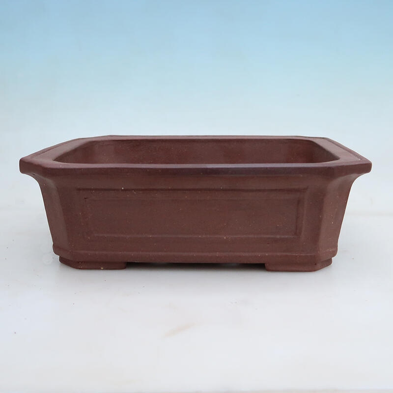 Bonsai bowl 29.5 x 24 x 9.5 cm, color brown