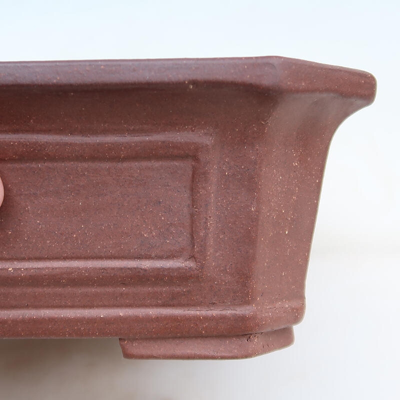 Bonsai bowl 29.5 x 24 x 9.5 cm, color brown