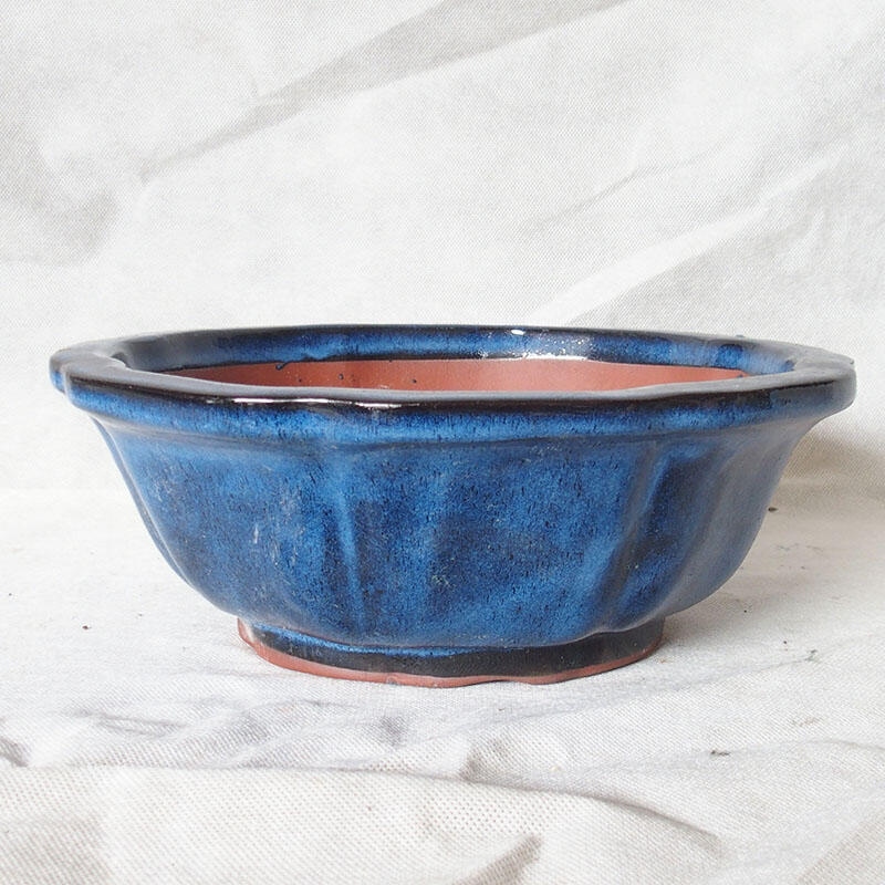 Bonsai bowl 29 x 29 x 10 cm, color blue