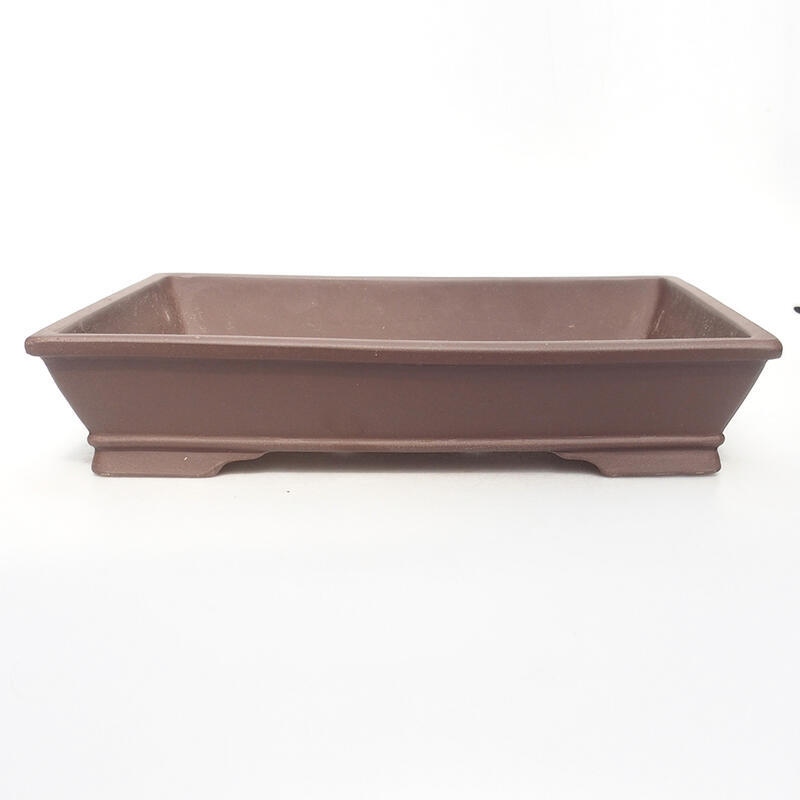 Bonsai bowl 30.5 x 21 x 6 cm, color brown