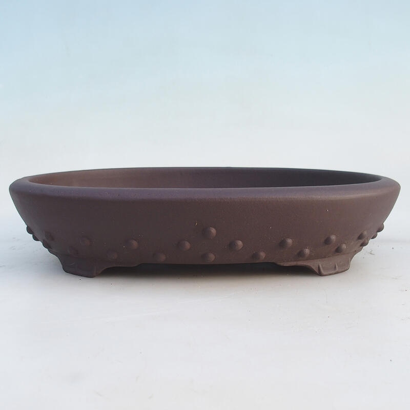 Bonsai bowl 30.5 x 24 x 6 cm, color brown