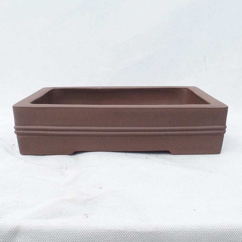 Bonsai bowl 30 x 24 x 7 cm, color brown