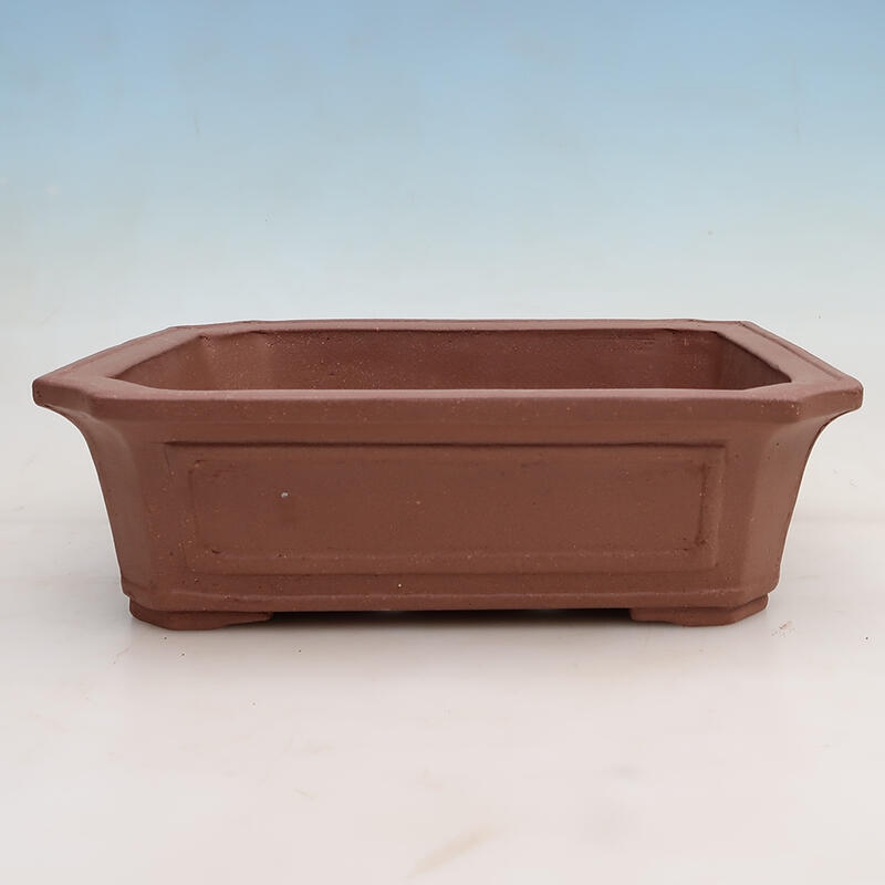 Bonsai bowl 31 x 25 x 9.5 cm, color brown