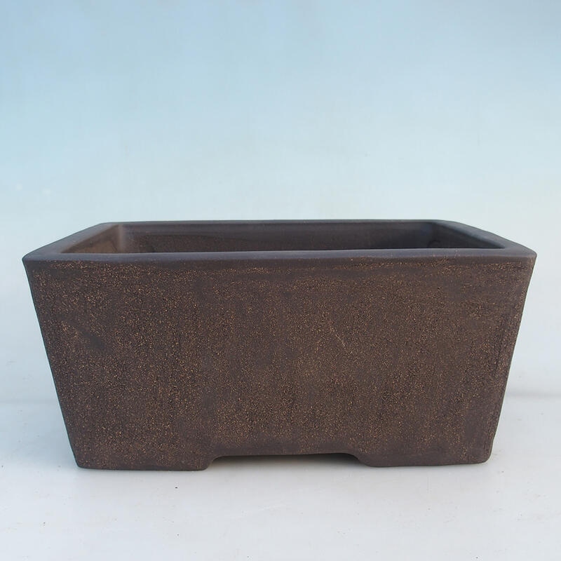 Bonsai bowl 32 x 24.5 x 14.5 cm, color brown