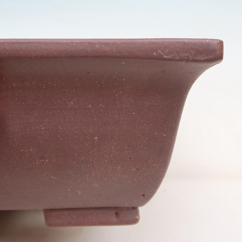 Bonsai bowl 33 x 26.5 x 11 cm, color brown