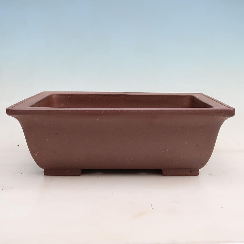 Bonsai bowl 33 x 26.5 x 11 cm, color brown