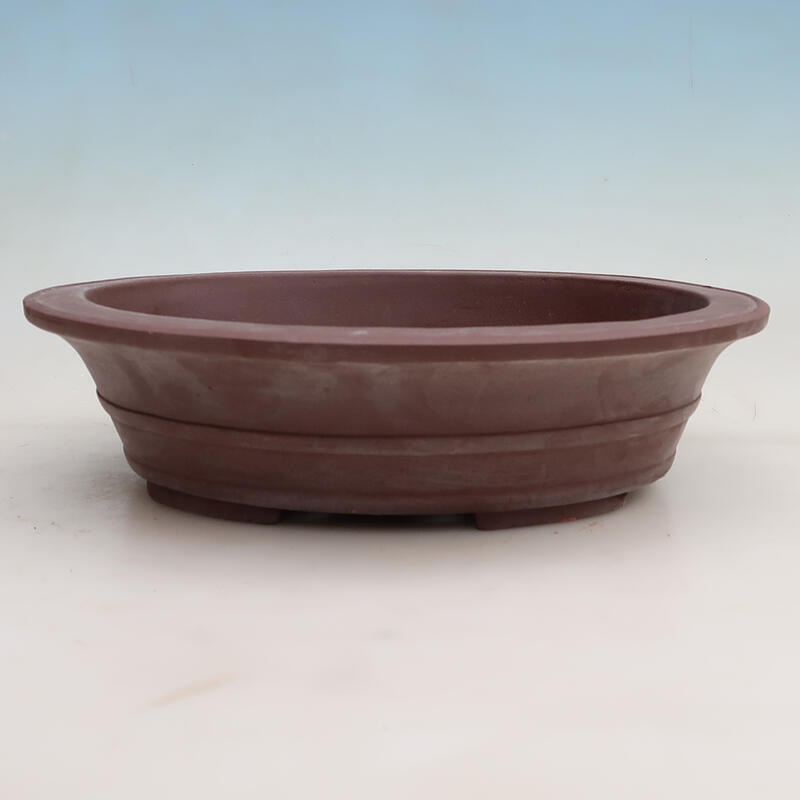 Bonsai bowl 33 x 27.5 x 8.5 cm, color brown